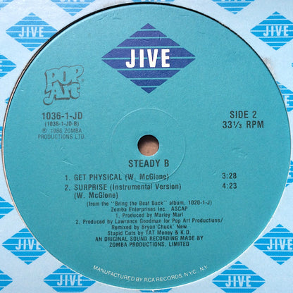 Steady B : Surprise / Get Physical (12")