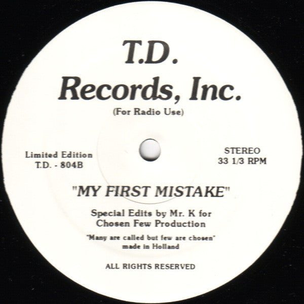 MFSB / The Chi-Lites : Love Is The Message / My First Mistake (12", Ltd, RE, Unofficial)