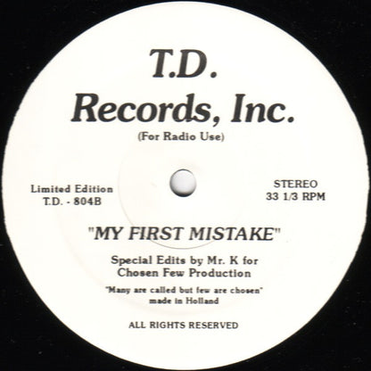 MFSB / The Chi-Lites : Love Is The Message / My First Mistake (12", Ltd, RE, Unofficial)