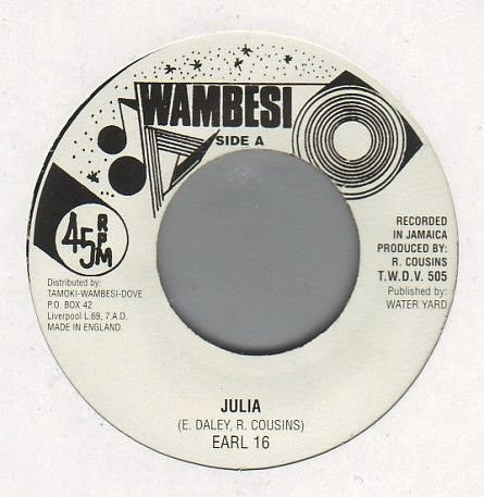 Earl 16* : Julia (7", RE)