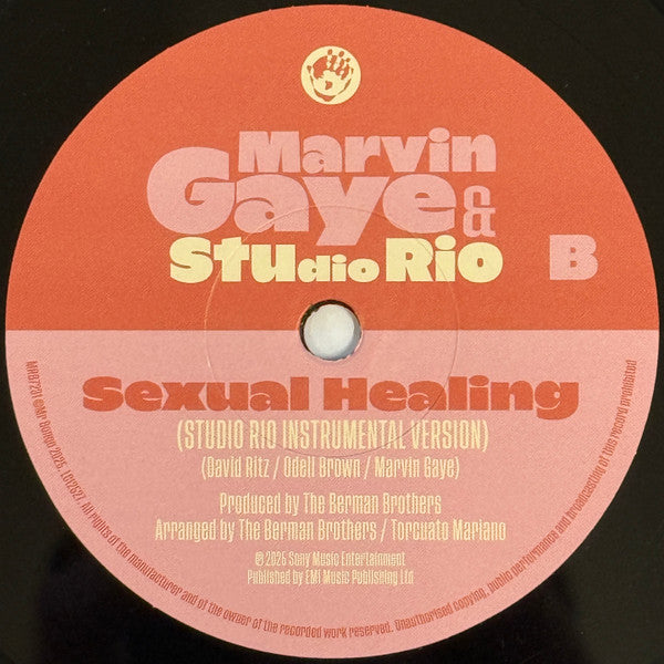 Marvin Gaye & Studio Rio : Sexual Healing (Studio Rio Version) (7", Single)