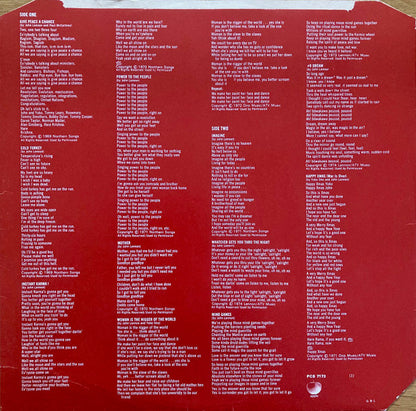 Lennon*, Plastic Ono Band* : Shaved Fish (LP, Album, Comp, RE, '-2)