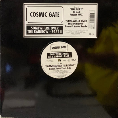 Cosmic Gate : Somewhere Over The Rainbow (Part II) (12")