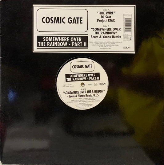 Cosmic Gate : Somewhere Over The Rainbow (Part II) (12")