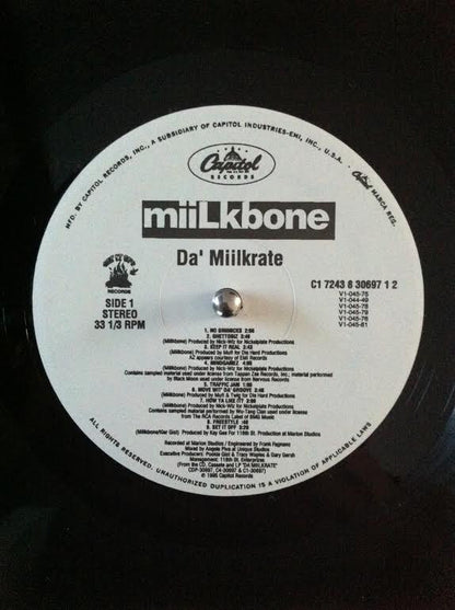 Miilkbone : Da' Miilkrate (LP, Album)