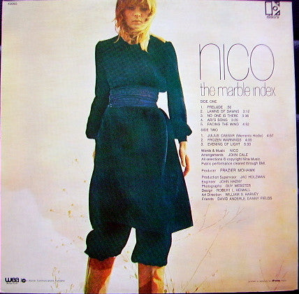 Nico (3) : The Marble Index (LP, Album, RE, Blu)