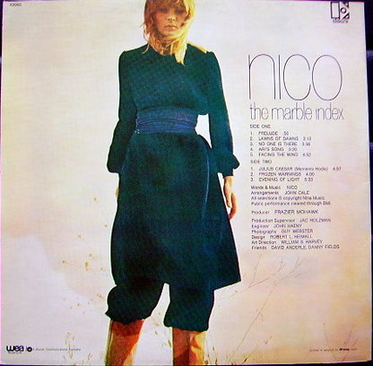 Nico (3) : The Marble Index (LP, Album, RE, Blu)