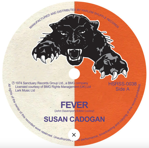 Susan Cadogan : Fever (7", RE)