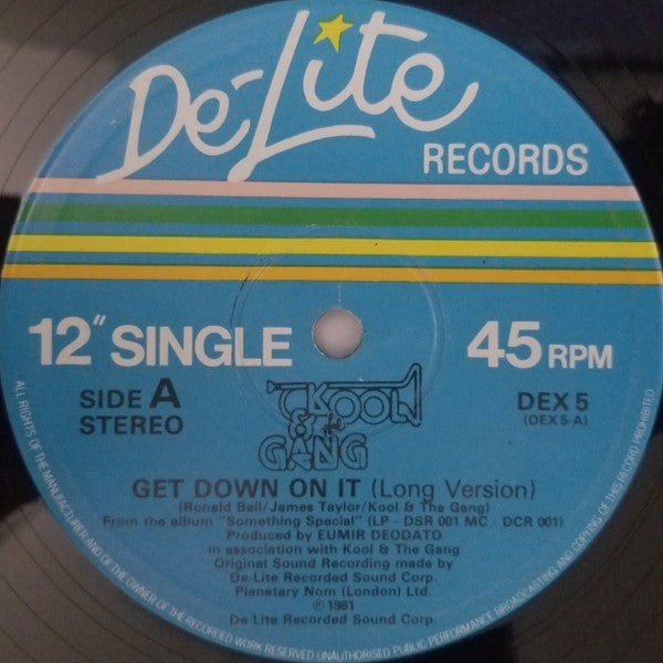 Kool & The Gang : Get Down On It / Summer Madness (12")