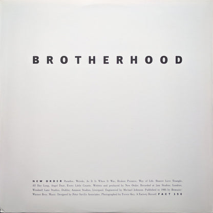 New Order : Brotherhood (LP, Album)