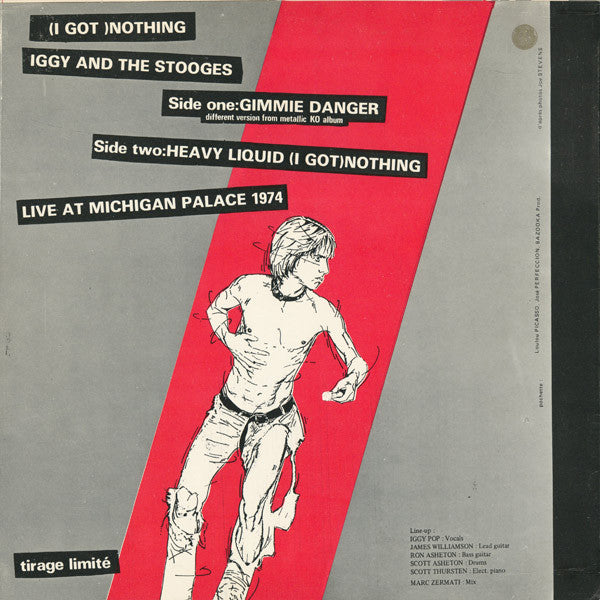 Iggy And The Stooges* : (I Got) Nothing (12", Single, Ltd)