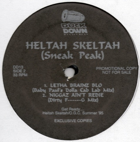 Boot Camp Clik / Heltah Skeltah : Da Original Mixes / Sneak Peak (12", Promo)