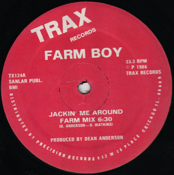 Farm Boy : Jackin' Me Around (12")