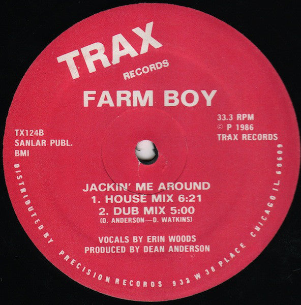 Farm Boy : Jackin' Me Around (12")