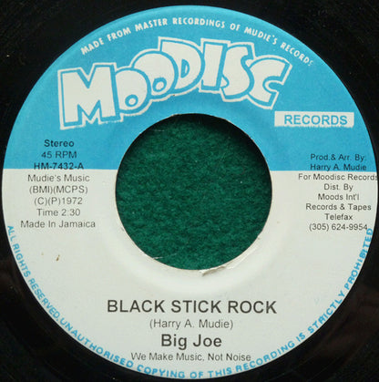 Big Joe : Black Stick Rock (7", RE)