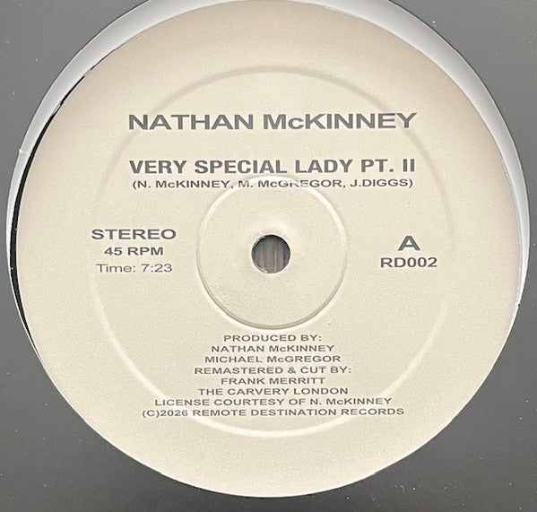 Nathan McKinney : Very Special Lady Pt. II (12", RE)