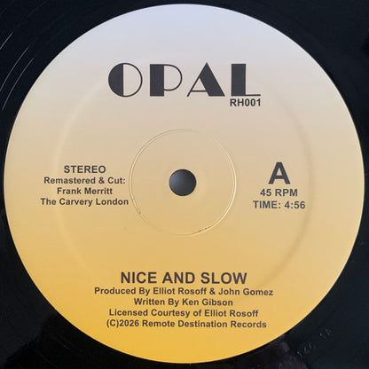 Opal (3) : Nice And Slow (12", RE)