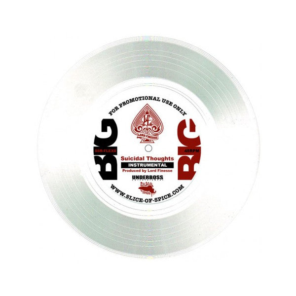 Lord Finesse : Suicidal Thoughts (Instrumental) (Flexi, 7", S/Sided, Ltd, Promo, Whi)