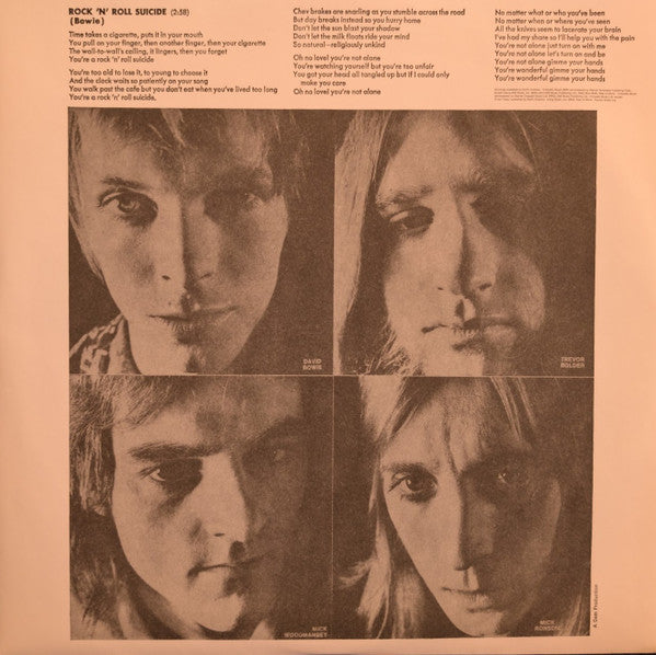 David Bowie : The Rise And Fall Of Ziggy Stardust And The Spiders From Mars (LP, Album, RE, RM, RP, 180)