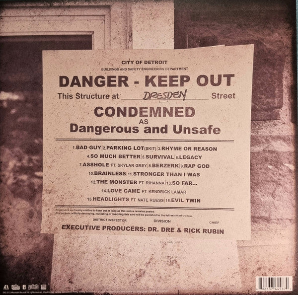 Eminem : The Marshall Mathers LP 2 (2xLP, Album, RE, Gat)