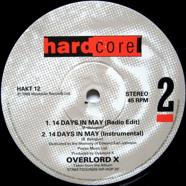 Overlord X : 14 Days In May (12")