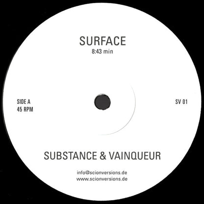 Substance & Vainqueur : Surface / Immersion (12", RE, RP)