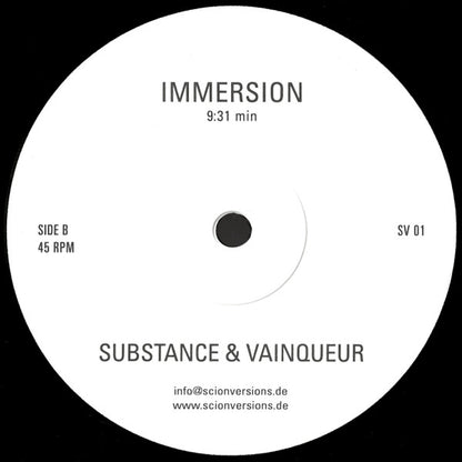 Substance & Vainqueur : Surface / Immersion (12", RE, RP)