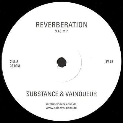 Substance & Vainqueur : Reverberation / Reverberate (12", RE, RP)