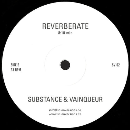 Substance & Vainqueur : Reverberation / Reverberate (12", RE, RP)