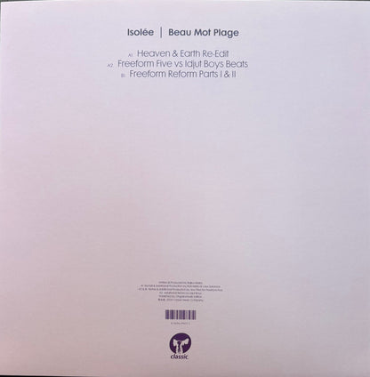 Isolée : Beau Mot Plage (Remixes)  (12")