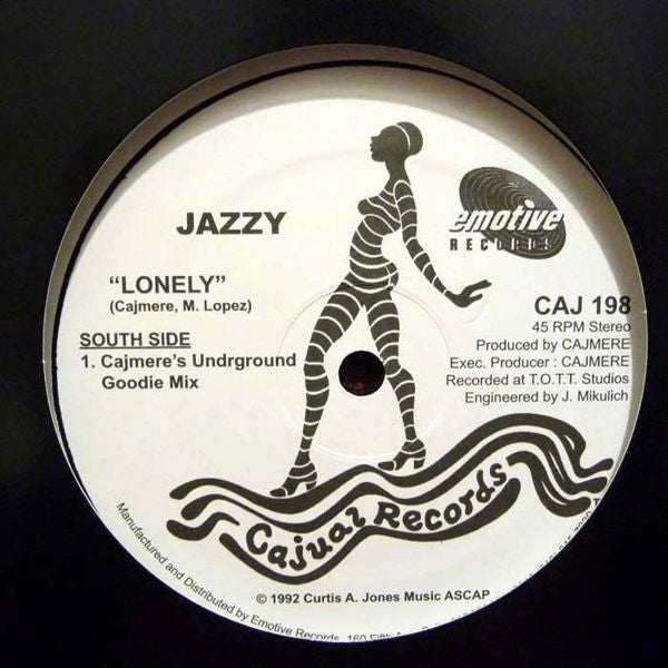 Cajmere Featuring Dajae* / Jazzy : Get Up Off Me / Lonely (12", RP, Unofficial)