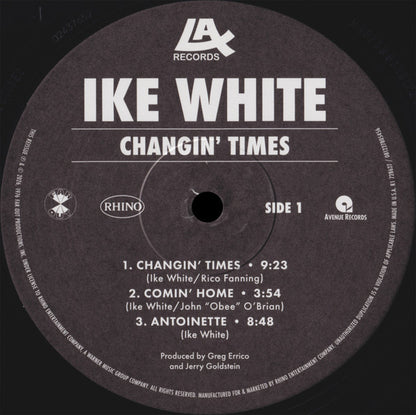Ike White : Changin' Times (LP, Album, RSD, Ltd, RE, RM, 50t)