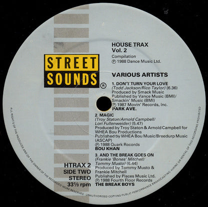 Various : House Trax 2 (LP, Comp)