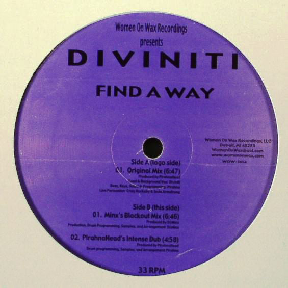 Diviniti : Find A Way (12")