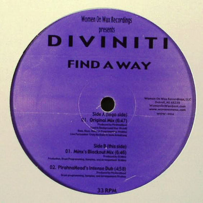 Diviniti : Find A Way (12")