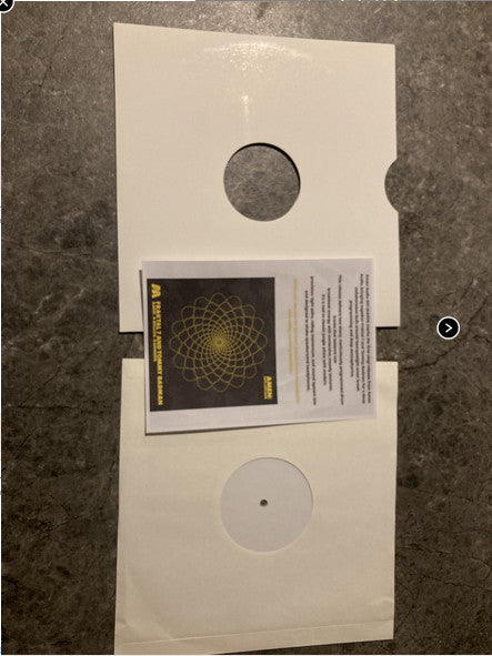 Fraktal 7, Tommy Badman : AA001 - Cuts And Dubs (10", Ltd, S/Edition, W/Lbl, Whi)