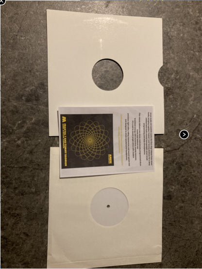 Fraktal 7, Tommy Badman : AA001 - Cuts And Dubs (10", Ltd, S/Edition, W/Lbl, Whi)