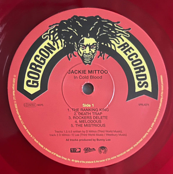 Jackie Mittoo : In Cold Blood (LP, Album, RSD, Ltd, RE, Red)