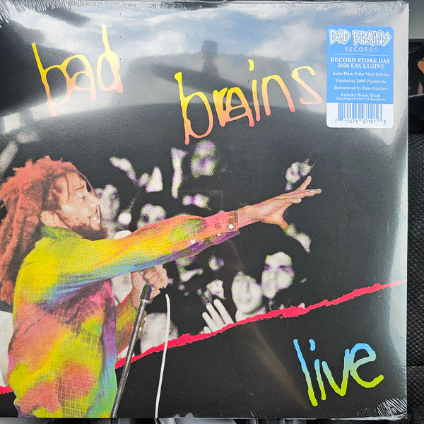 Bad Brains : Live (LP, Album, RSD)