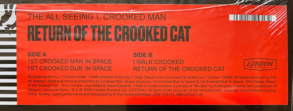 The All Seeing I, Crooked Man (2) : Return Of The Crooked Cat (12", RSD, Single, Ltd)