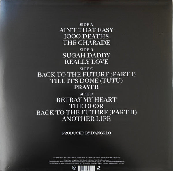 D'Angelo And The Vanguard (3) : Black Messiah (2xLP, Album, RE)