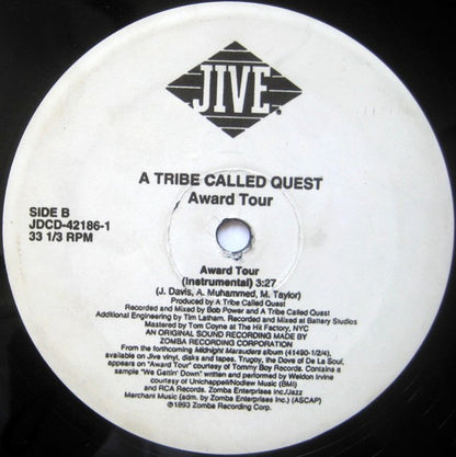 A Tribe Called Quest : Award Tour (12", Promo)
