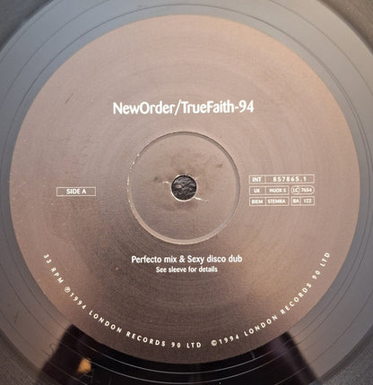 NewOrder* : TrueFaith-94 (12", Single)