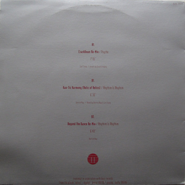 Psyche / Rhythim Is Rhythim : Relics (Album Sampler) (12")