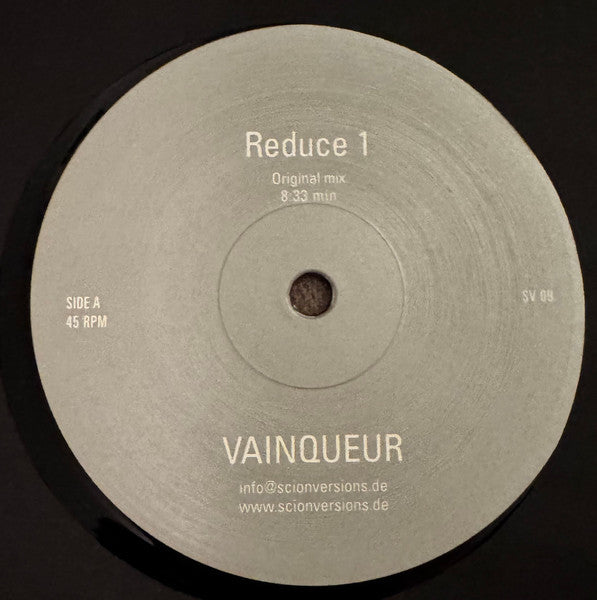 Vainqueur : Reductions 1995-1997 (3x12", Comp, Gat)