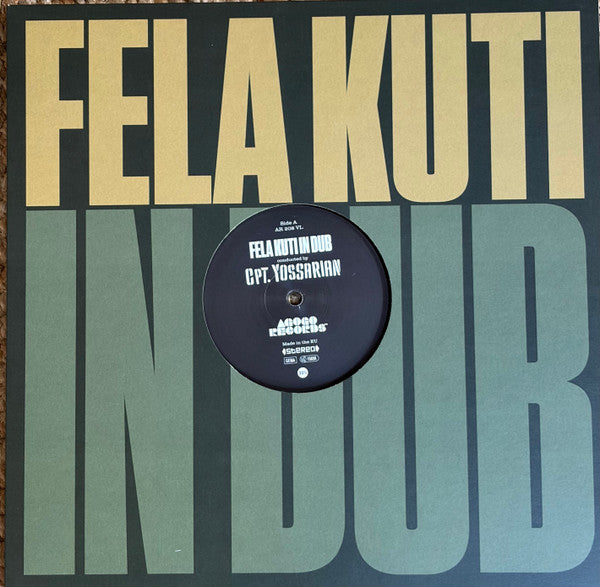 Cpt. Yossarian* : Fela Kuti In Dub  (12")