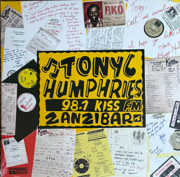Tony Humphries : Running Back Mastermix: The Kiss FM Zanzibar Years (Part One) (3x12", Comp)