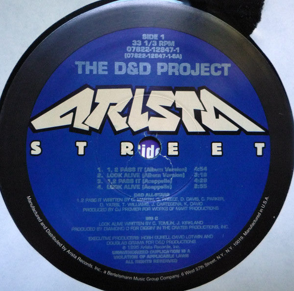 D&D All-Stars / Big C (3) : 1, 2 Pass It / Look Alive (12", Maxi)