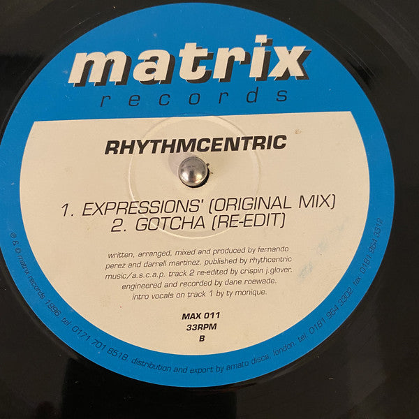 Rhythmcentric* : Expressions (12")