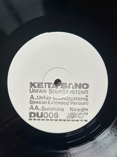 Keita Sano : Unfair Soundsystems (12", EP)